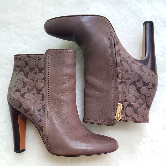 Coach Hanni Soft Goat Heeled Boots - Picture 1 of 8